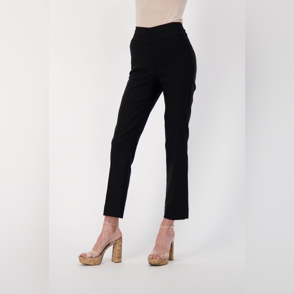 Spanner Pull On Tummy Control Full Length Pants Black Size 18